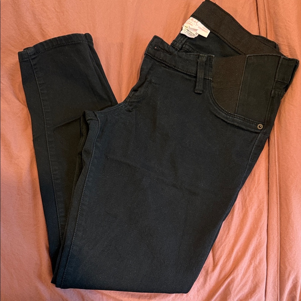 Isabel Maternity by Ingrid & Isabel Black Straight Leg Jeans